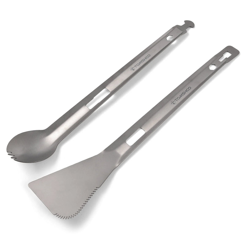 Mehrzweck-Campingbesteck-Set aus Titan