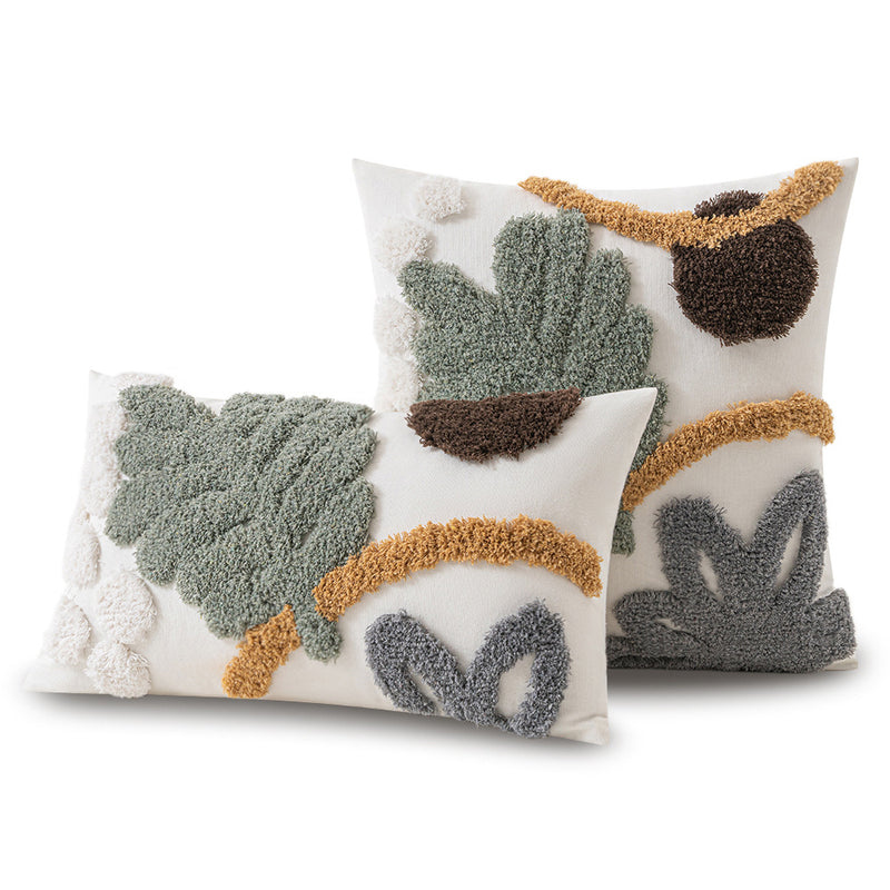 boho tufted cushion covers, view 7 - MRSLM