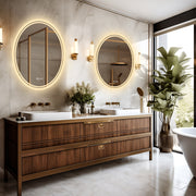 led backlit round vanity mirror, view 6 - MRSLM