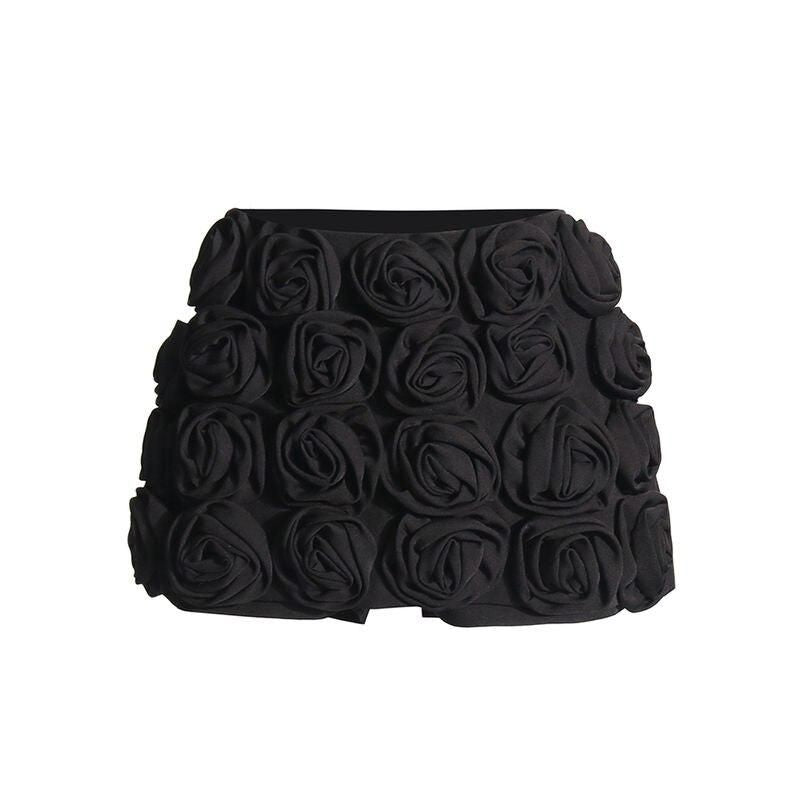 Shorts modeladores de cintura alta com apliques e patchwork para mulheres