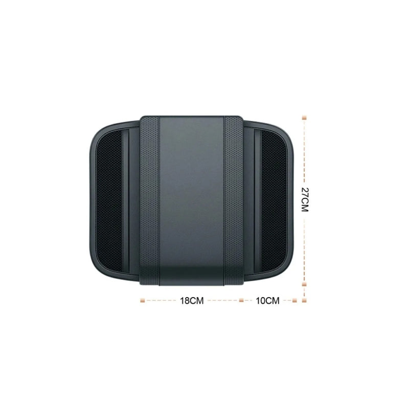 universal black car armrest pad cover, view 7 - MRSLM