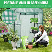 walk-in greenhouse cover, view 4 - MRSLM