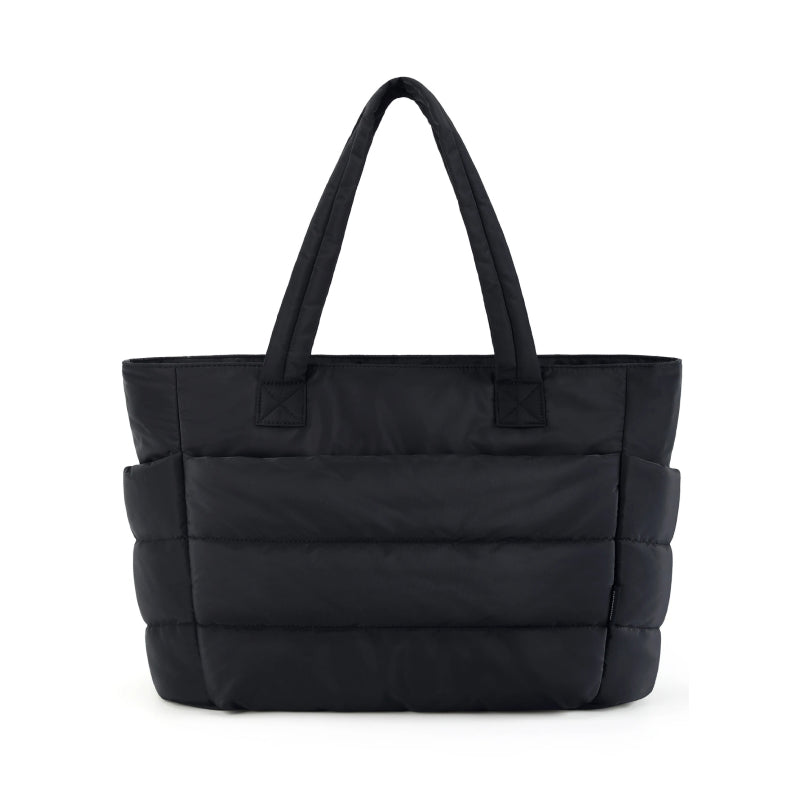 big square quilted tote bag - MRSLM