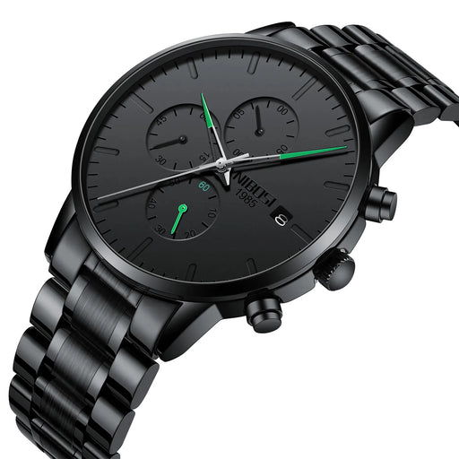 Men's water-resistant chronograph watch, view 2 - MRSLM