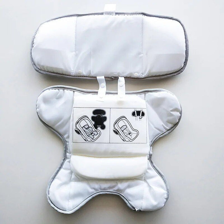 Universal Stroller Cushion Protector with Storage Bag, Mat, and Rain Cover