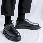 Vintage men's leather brogue shoes - MRSLM