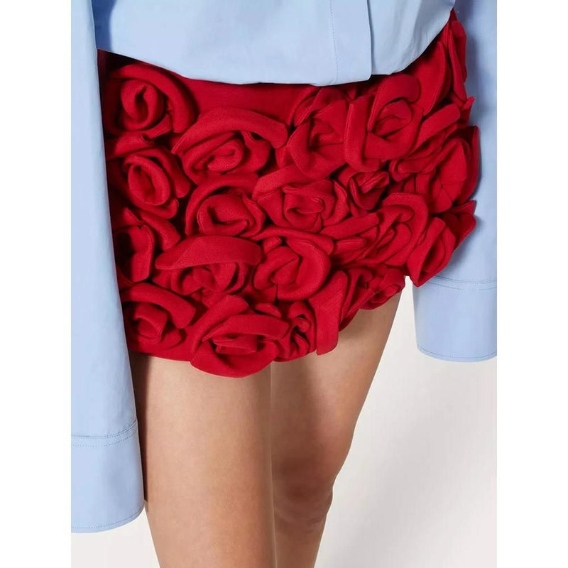Shorts modeladores de cintura alta com apliques e patchwork para mulheres