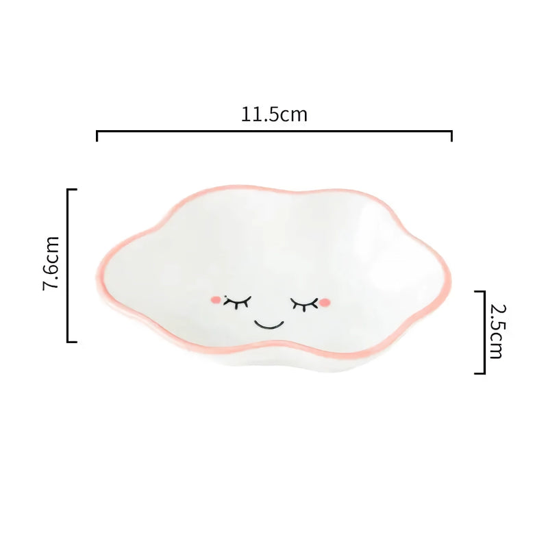 ceramic cloud dipping sauce dish, view 8 - MRSLM