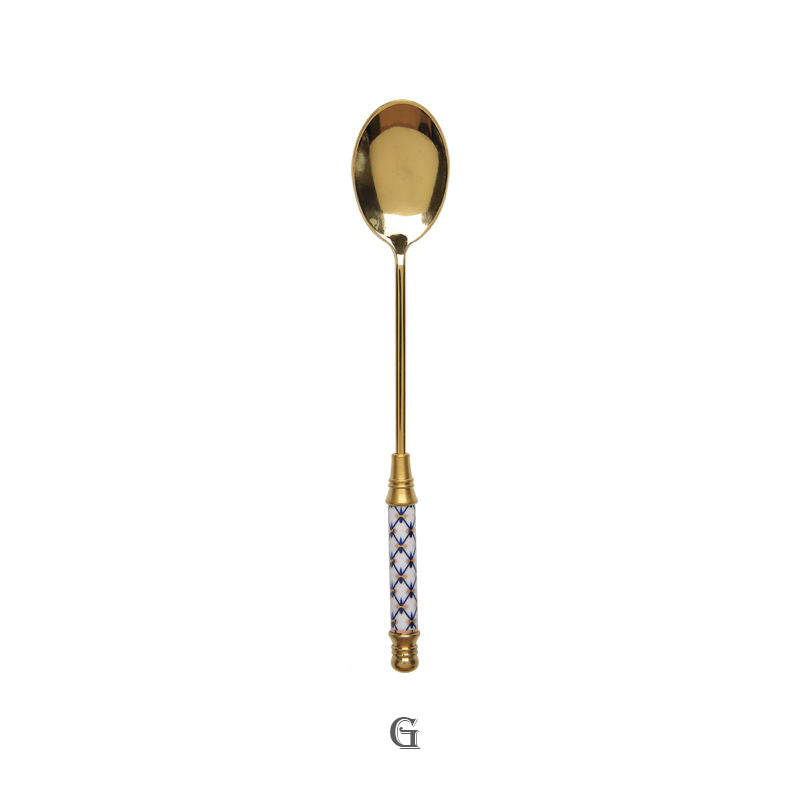 stainless steel dessert spoon, view 9 - MRSLM