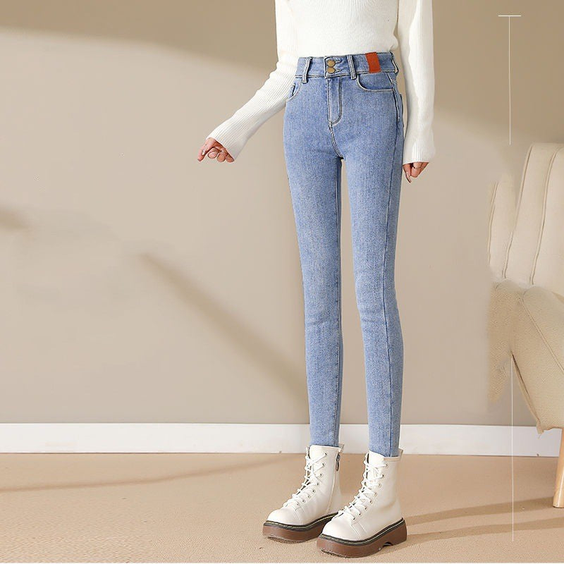 Women's Light Blue Cashmere Jeans