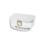 wall-mounted tissue box and storage dispenser, view 3 - MRSLM