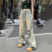 ripped high waist jeans - MRSLM