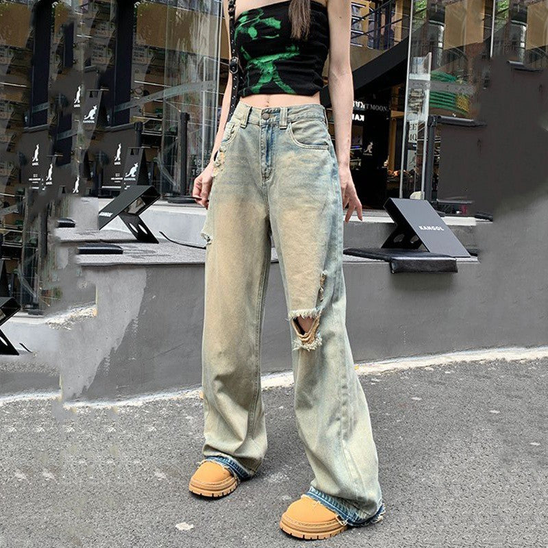 ripped high waist jeans - MRSLM
