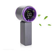 USB rechargeable handheld fan, view 2 - MRSLM