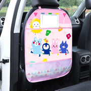 kids car anti kick mat seat back protector, view 6 - MRSLM