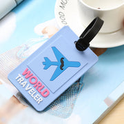 plane letters luggage tag, view 5 - MRSLM