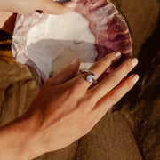 rustic gold open ring, view 4 - MRSLM