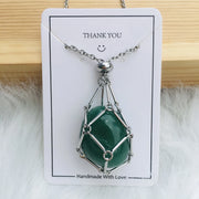 customized stone pendant necklace, view 11 - MRSLM