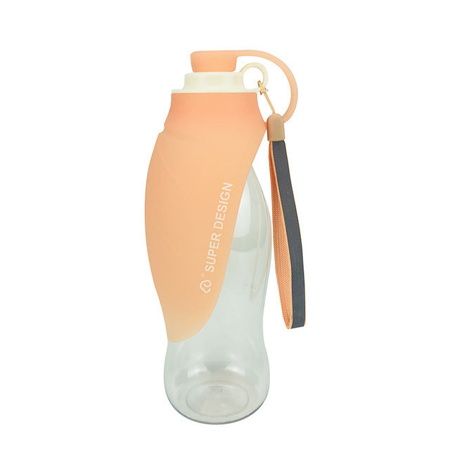 portable pet water bottle, view 2 - MRSLM
