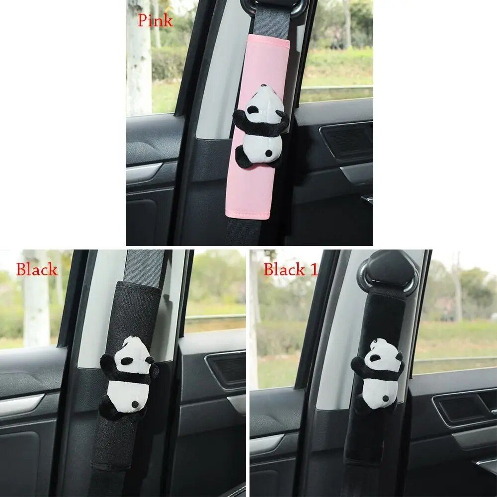 Adjustable Panda Seat Belt Shoulder Pad