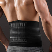 men's waist and back support fitness belt, view 4 - MRSLM