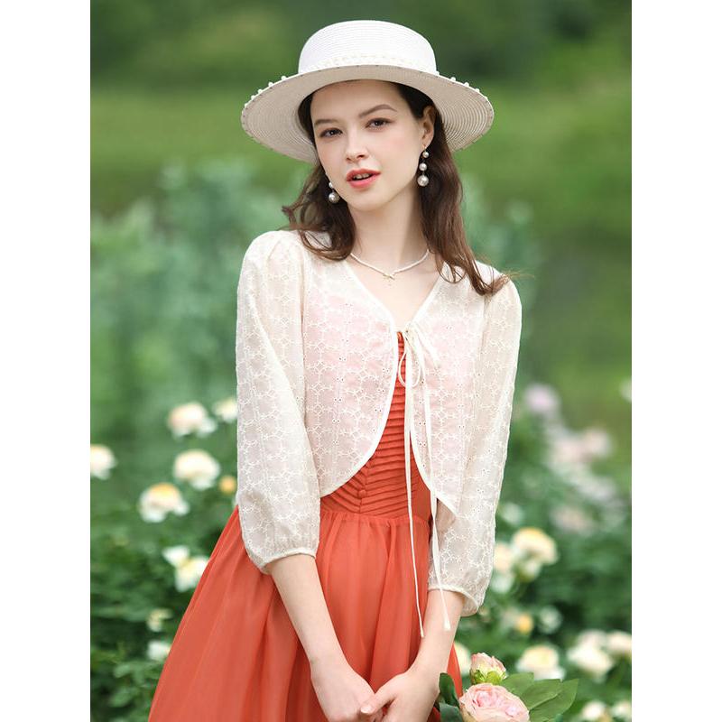 summer lace jacket, view 5 - MRSLM