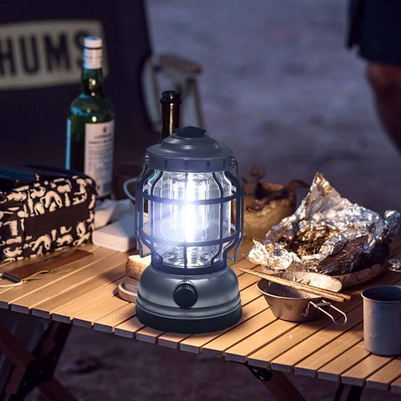 Tragbare LED-Campinglaterne – wasserdicht und USB-aufladbar