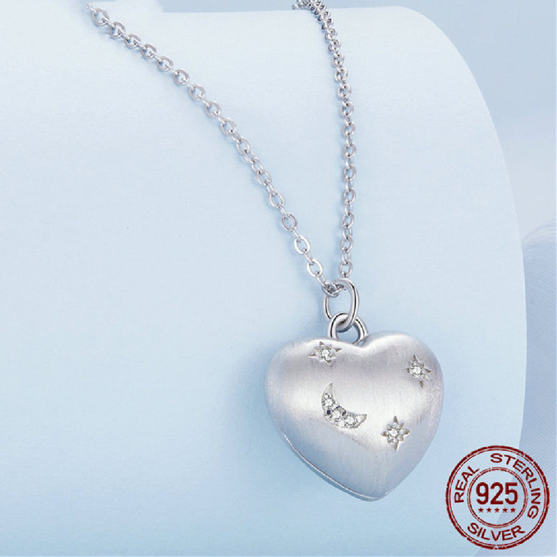 open and close lettering love necklace, view 4 - MRSLM