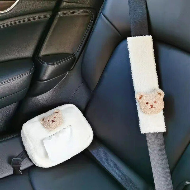 Soft Cotton Car Seat Belt Cover: Gentle Shoulder & Chest Protection for Kids