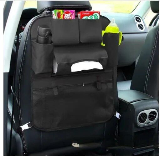 Fun and Functional Kids Cartoon Car Back Seat Organizer