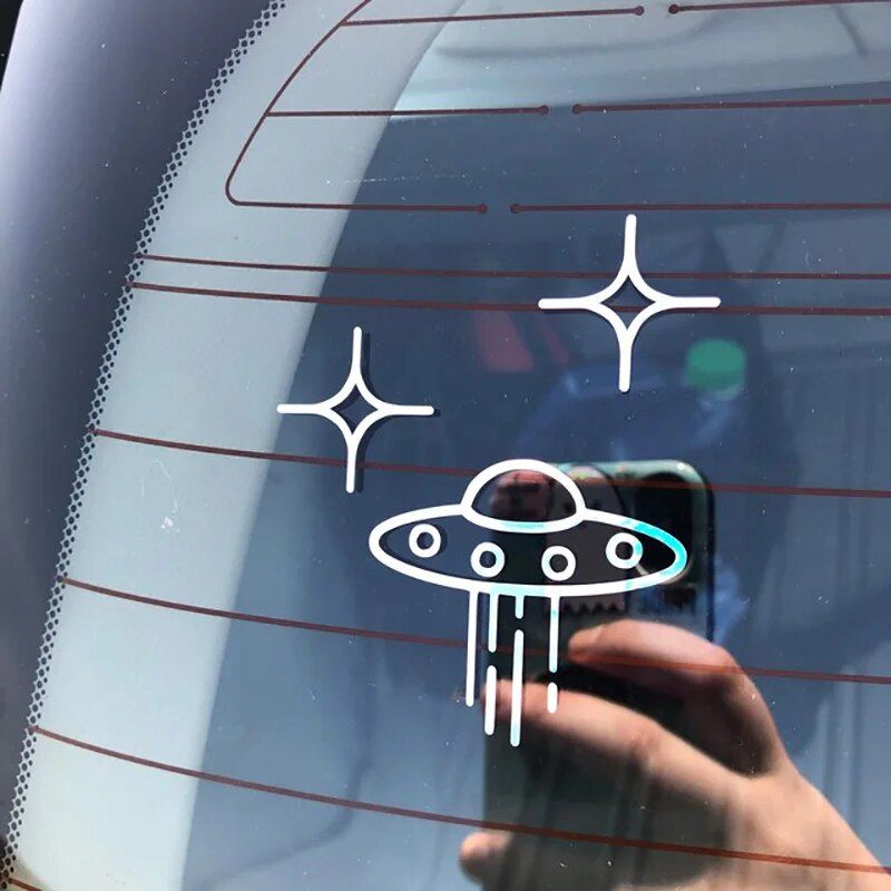 Alien Encounter Vinyl-Autoaufkleber