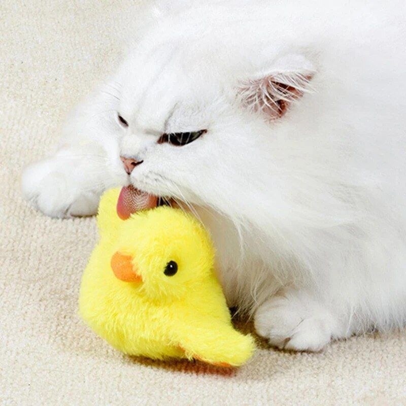 electric duck toy for cats, view 7 - MRSLM