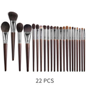 24-piece makeup brush set, view 3 - MRSLM