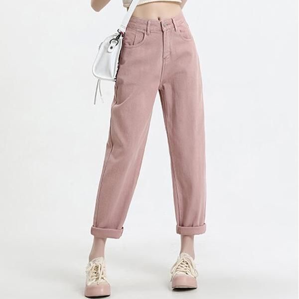 Pink harem jeans, view 2 - MRSLM