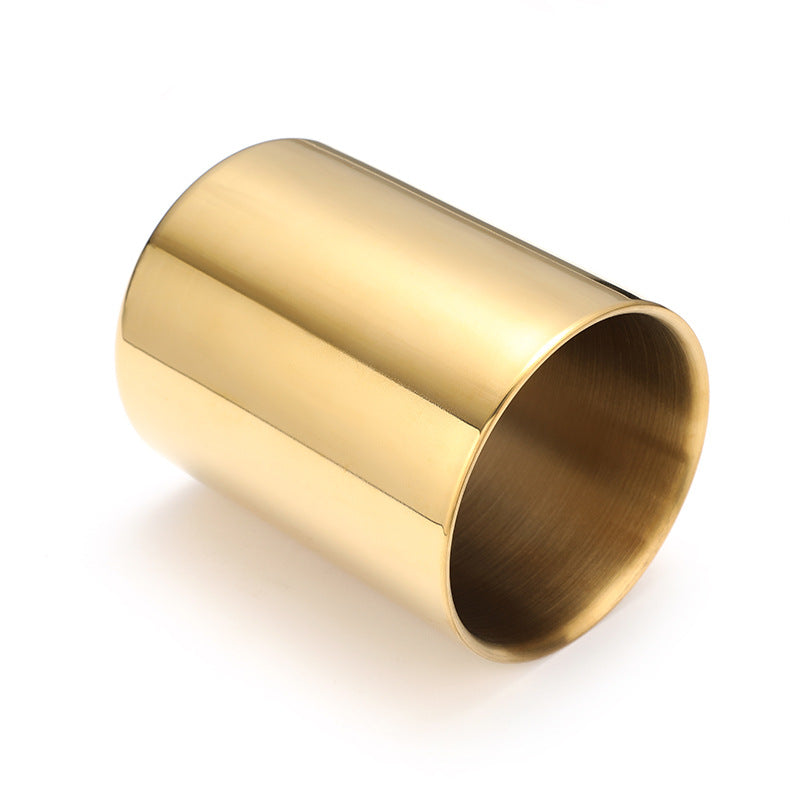 gold stainless steel pen holder, view 5 - MRSLM