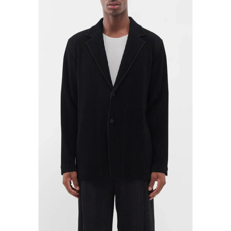 Men's pleated suit blazer, view 3 - MRSLM