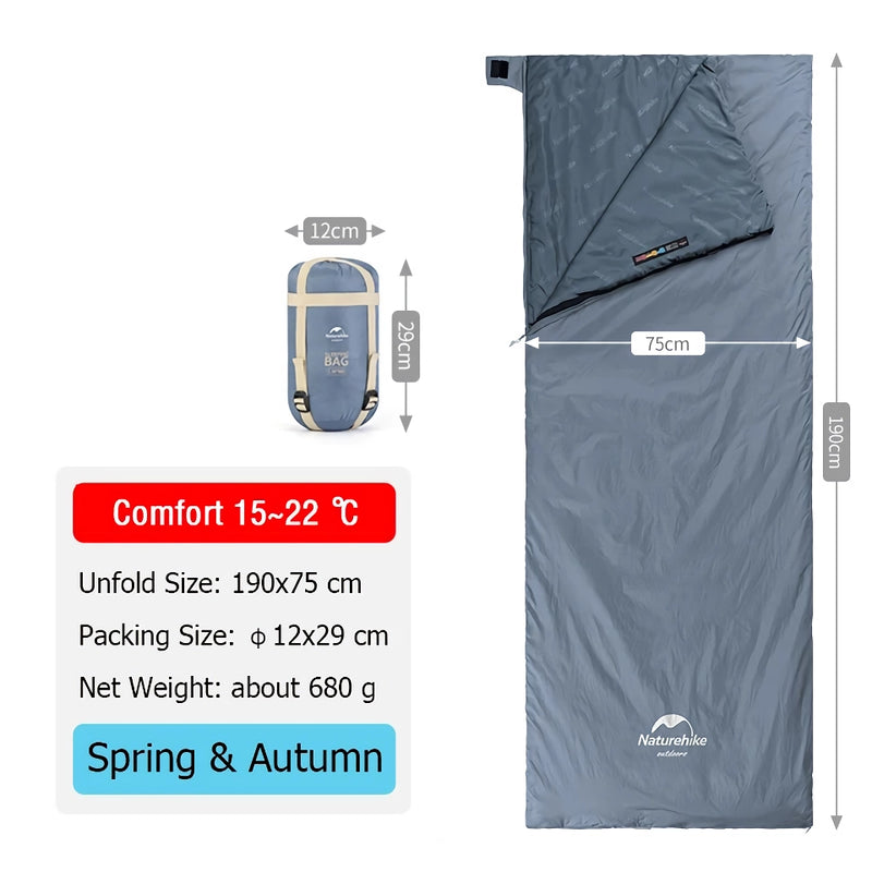 Ultraleichter Baumwollschlafsack für Outdoor-Abenteuer im Frühling und Sommer