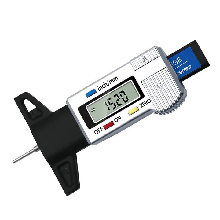 Essential Digital Tire Tread Depth Gauge - Precision Auto Tire Monitoring Tool