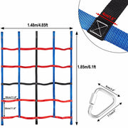 kids climbing cargo net, view 2 - MRSLM