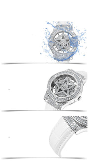 hollow out turning stars watch, view 4 - MRSLM