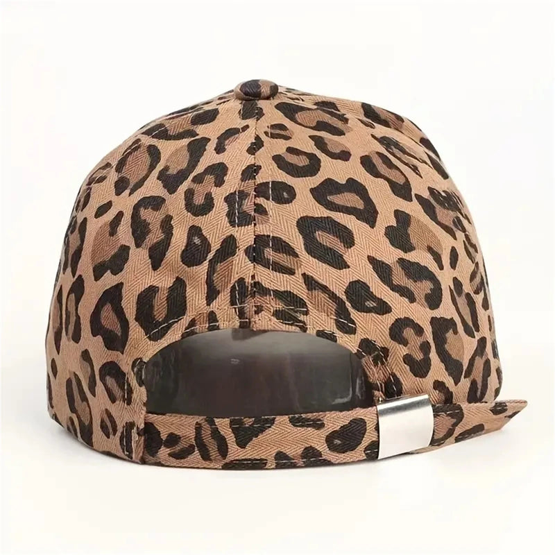 leopard print baseball cap, view 5 - MRSLM