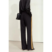 contrast stitching blazer pants for women, view 9 - MRSLM