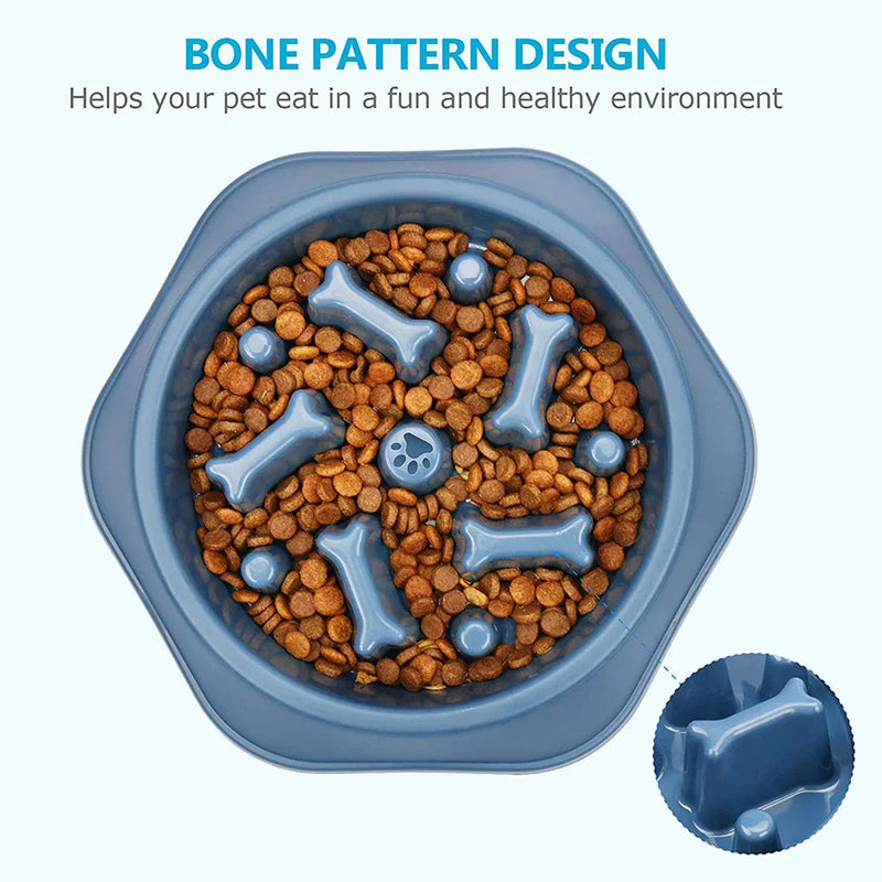 slow feeder dog bowl, view 7 - MRSLM