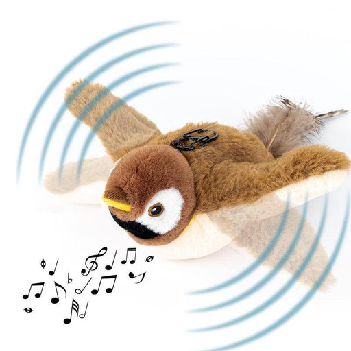 Interactive chirping sparrow cat toy - MRSLM