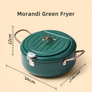 stainless steel oil frying pot, view 2 - MRSLM