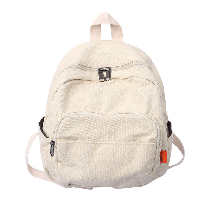 Student Retro Wash Canvas Casual Sen Series Backpack