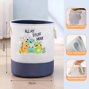 folding linen storage basket, view 7 - MRSLM