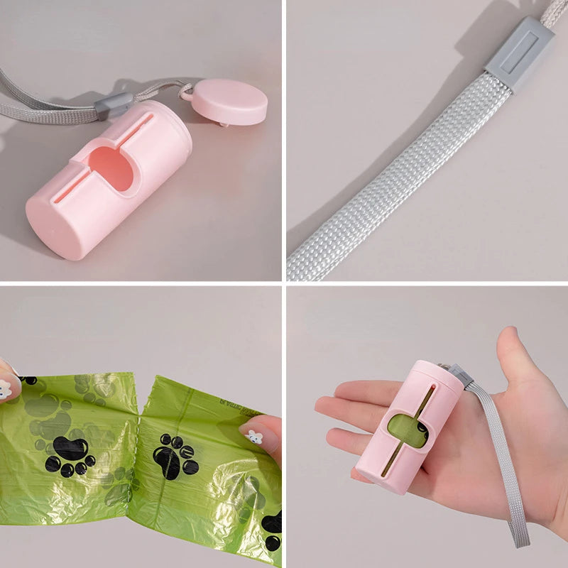 Portable pet waste bag dispenser, view 5 - MRSLM