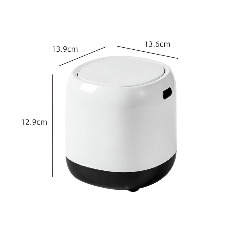 mini desktop trash can, view 2 - MRSLM