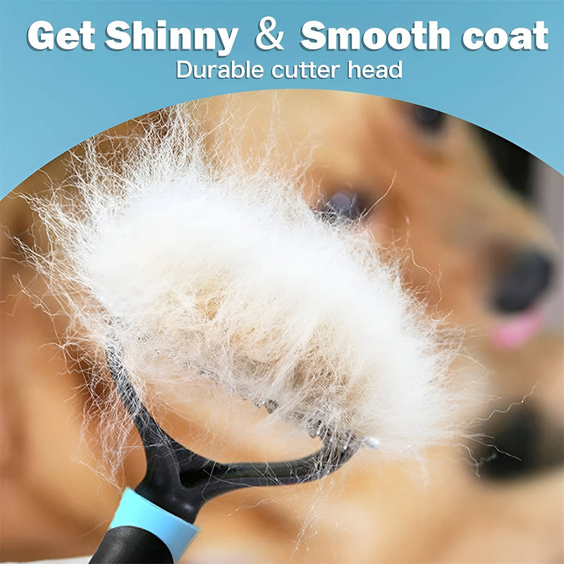 pet deshedding brush, view 5 - MRSLM